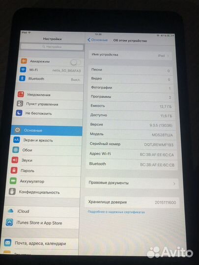 iPad mini 2 16gb