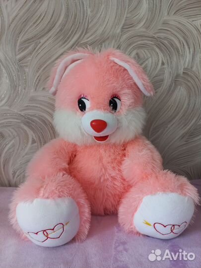 Плюшевый медведь,заяц, собачки
