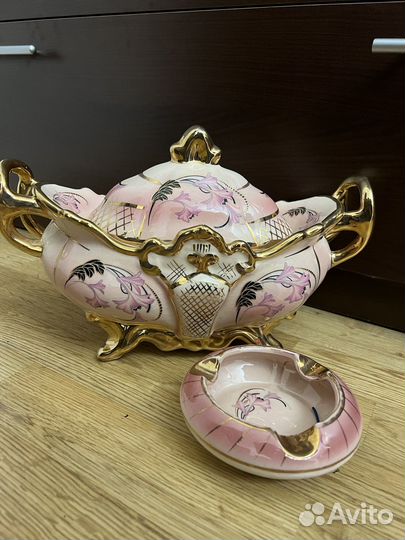 Конфетница супница levent турция винтаж