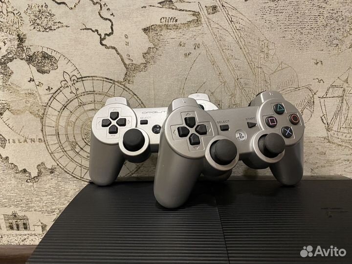 Sony PlayStation 3 Super slim 500GB 2 геймпада