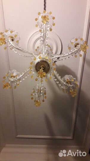 Люстра хрустальная чехия виноград