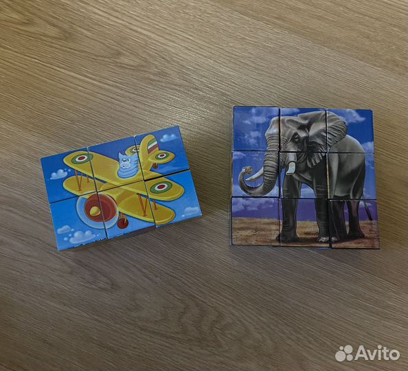 Кубики детские с картинками