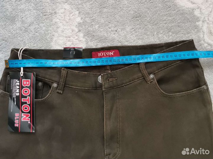 Джинсы мужские утеплённые