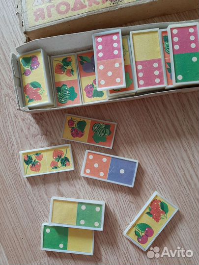 Детское домино Ягодка СССР