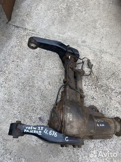 Мост pajero 2 4.636 передний