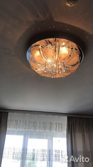 Люстра потолочная светодиодная с пультом