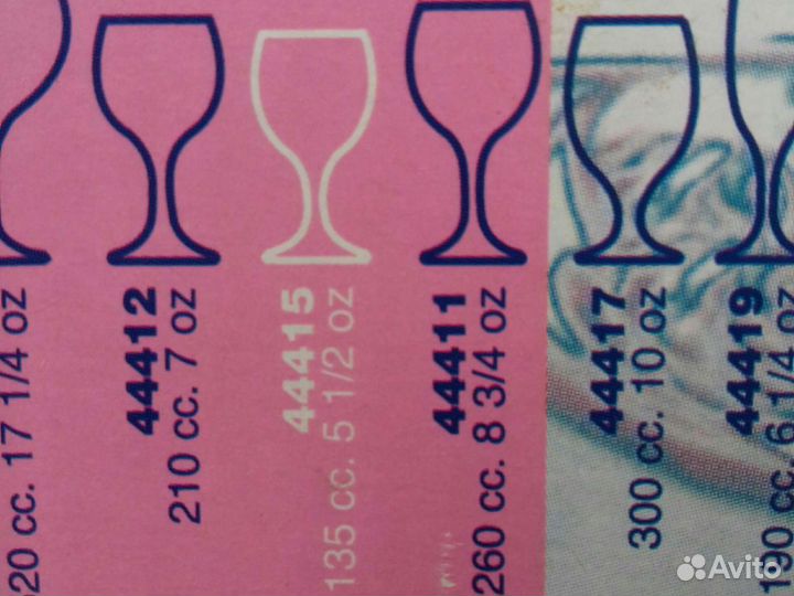 Бокалы для вина новые