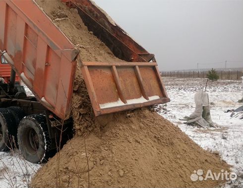 Песок. Гравий. Грунт.С карьера + доставка сегодня