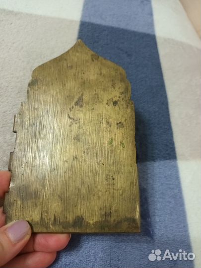 Икона 19 век складень одна створка