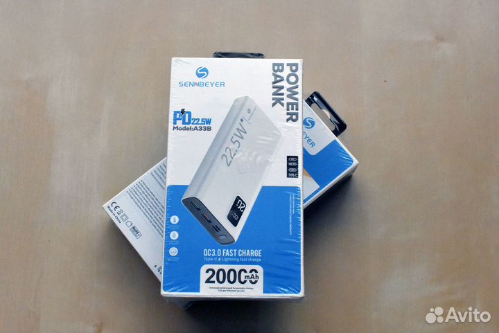 Powerbank 20000mAh Повербанк Портативное зарядное