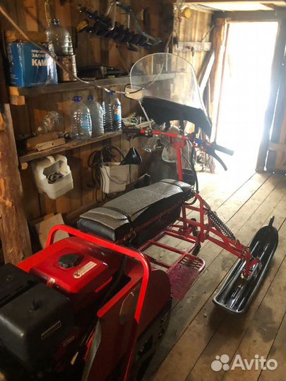 Мотобуксировщик мбс3-15вфэ Forza с лыжнм модулем