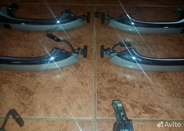 Ручки дверные мерседес серебро 164 с келесгоу