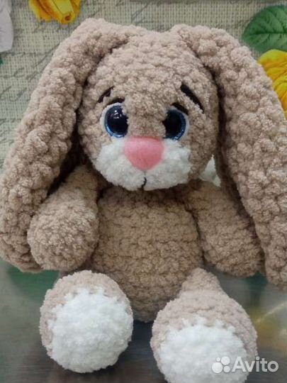 Игрушки ручной работы зайчики