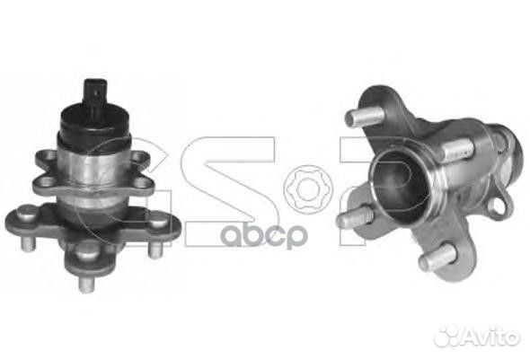 Ступица With ABS, passo KGC10,QNC10 '04- Rear