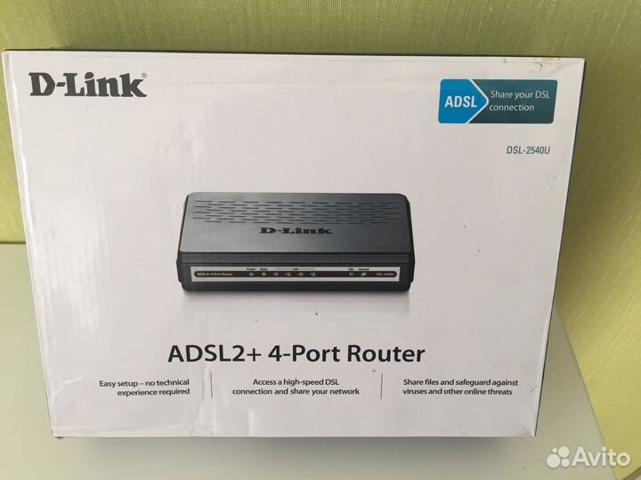 Модем D-Link DSL-2540U