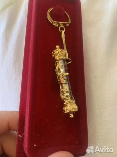 Свиток торы мезуза (24 каратное золото)