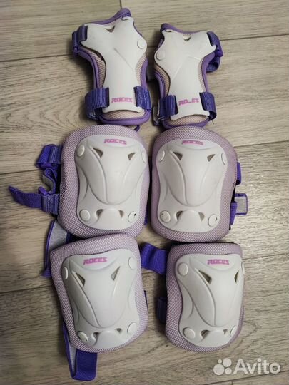 Защита для девочки (ролики) + шлем