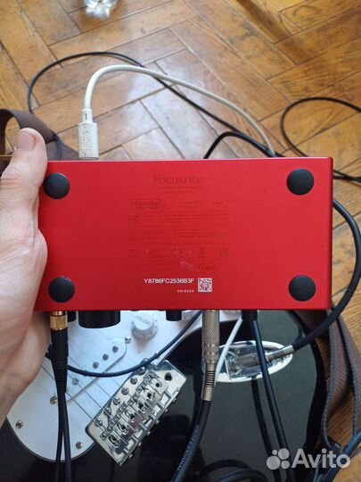 Внешняя аудиокарта focusrite scarlett 2i2 3rd gen