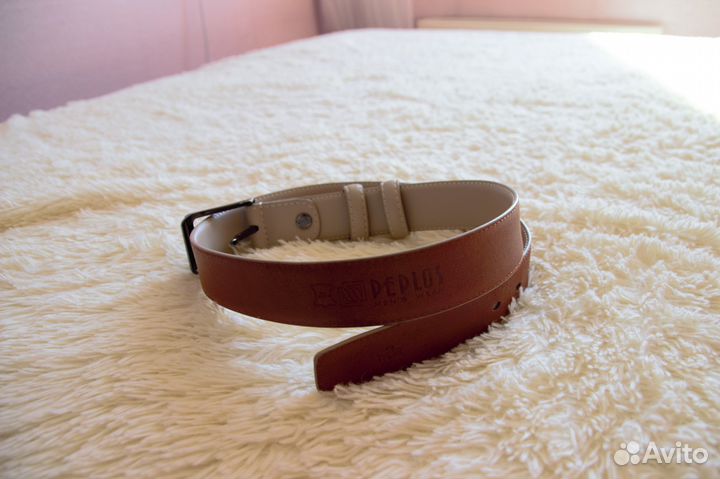 Кожаный мужской ремень (двусторонний)