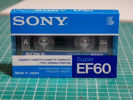 Аудиокассета Sony Super EF60