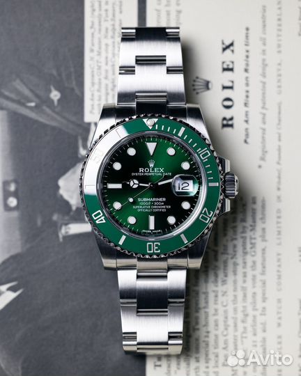 Часы Rolex submariner hulk оригинал clean