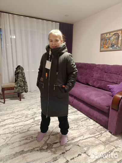 Куртка зимняя женская 44 46 размер бу