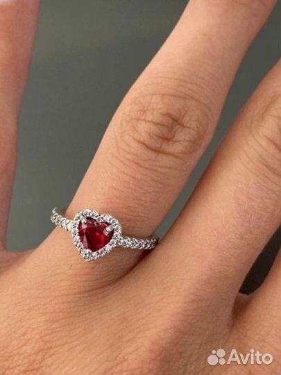 Кольцо Pandora серебряное 925 пробы