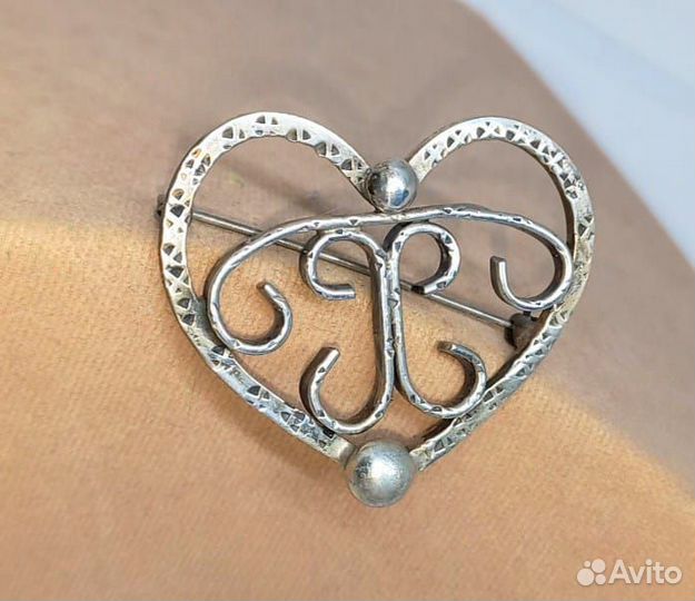 Брошь - Серебро 925 - Винтаж