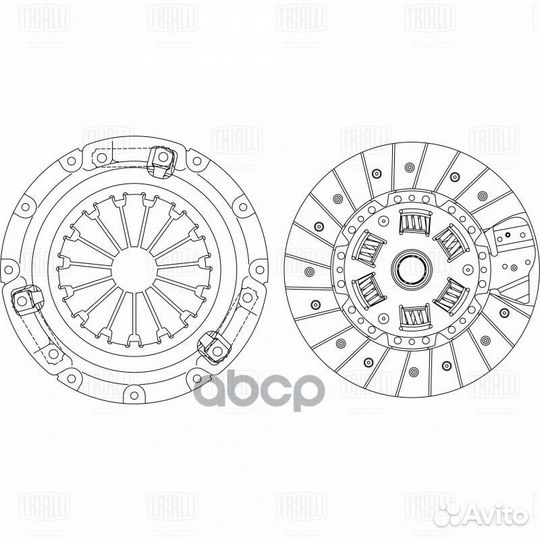 Сцепление в сборе для а/м Great Wall Deer (96)