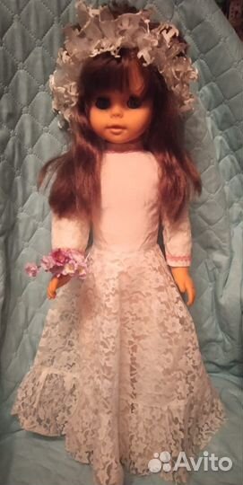 Кукла Невеста гдр 60 см и одежда для неё