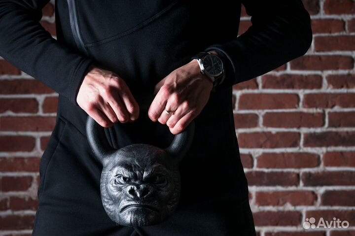 Гиря голова животных чугун новые Подарок спорт