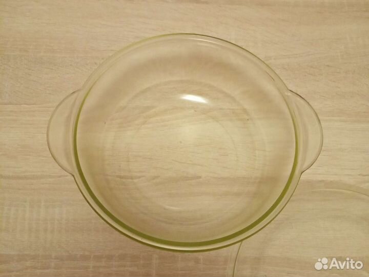 Кастрюля стеклянная термостойкая жаропрочная