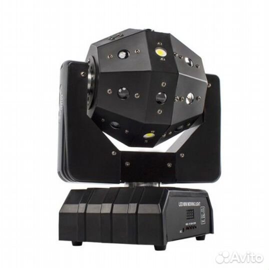 Вращающаяся голова «Грани», 16 3 Вт, rgbw, лазер