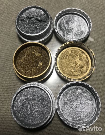 Втирка для ногтей золото, серебро