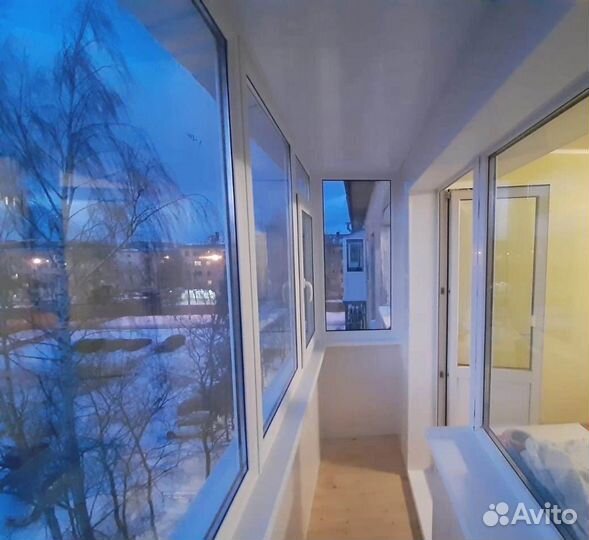 Остекление, отделка и утепление лоджий и балконов