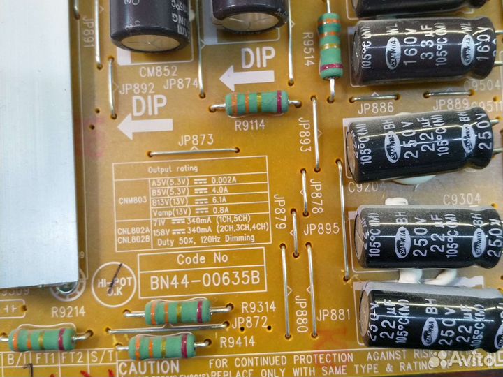 Запчасти телевизора samsung ue46f8000at