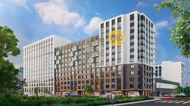 2-к. квартира, 64,6 м², 6/13 эт.