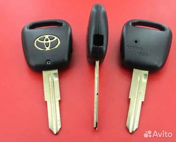 Корпус ключа Тойота Витц Функарго 1 кнопка toy42