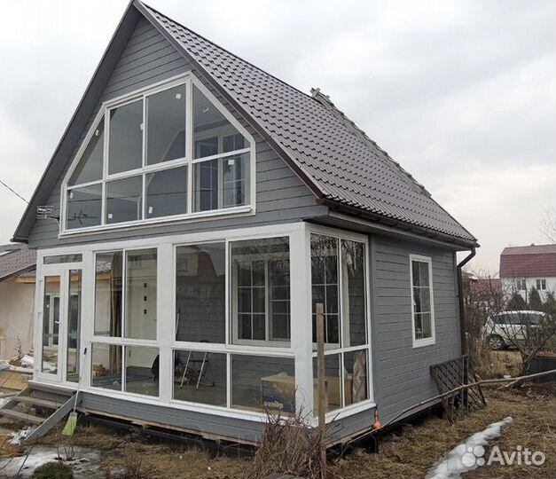 Пластиковые окна на коттедж