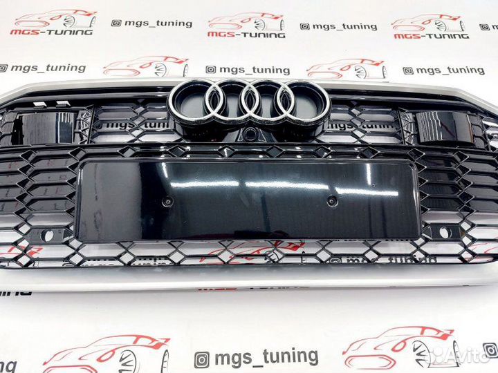 Решетка RS7#2 под радар Audi A7 4K 2018+ Ауди А7