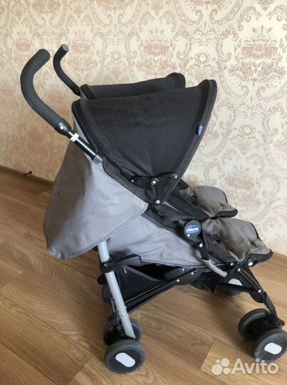 Коляска трость для двойни chicco