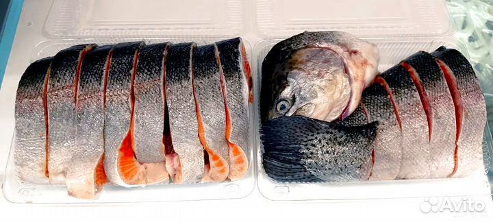 Семга охлажденная, филе и стейки с доставкой