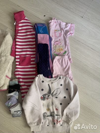 Вещи пакетом на девочку 92 98