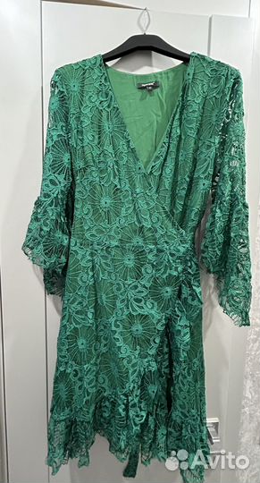 Платье женское зеленое
