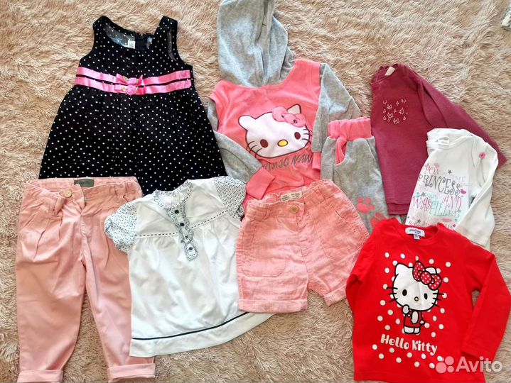 Фирменная одежда пакетом р 86 1-2года