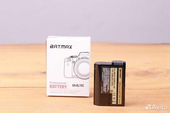 2 Аккумулятора Batmax EN-EL15C новых