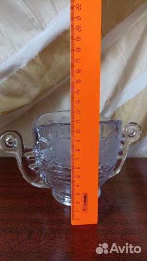 Ваза Хрусталь СССР конфетница СССР Ваза Амфора