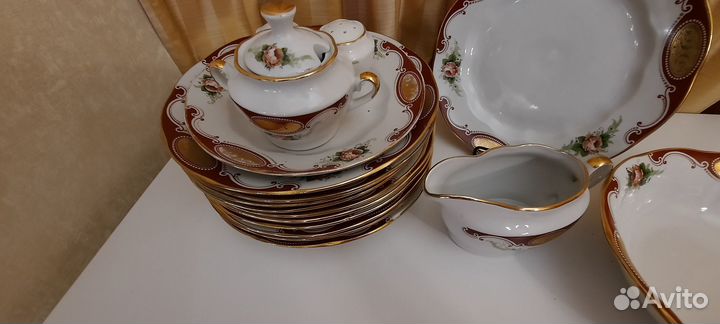 Рижские фарфоровые сервизы времен СССР