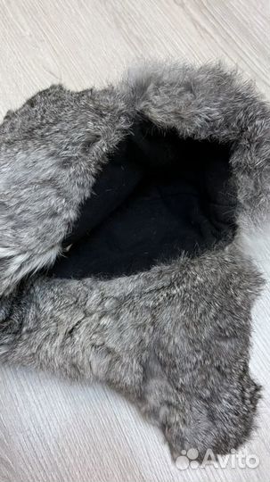 Шапка с натуральным мехом (детская)