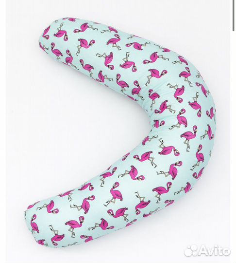 Подушка для беременных Скоро Мама фламинго